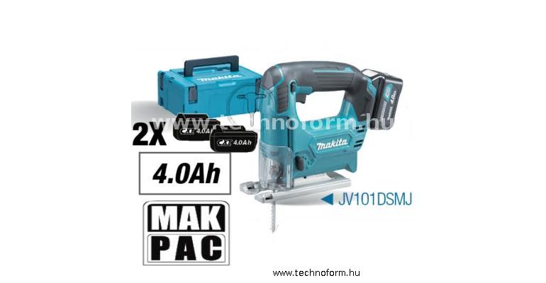 makita jv101dsmj akkus szúrófűrész 4.0ah li-ion akkumulátorral makpac kofferben