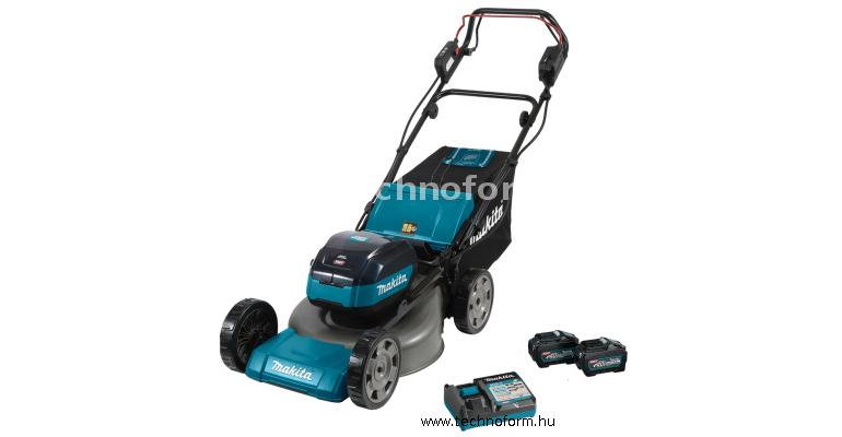 makita lm001gt201 akkus önjáró fűnyíró 40v 48cm vágásszélesség akku 2x5ah.+ töltő