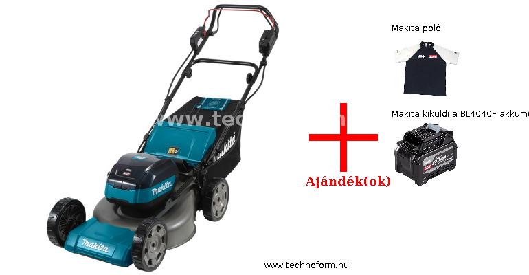 makita lm002gz akkus önjáró fűnyíró 40v 53cm vágásszélesség akku és töltő nélkül + ajándékok