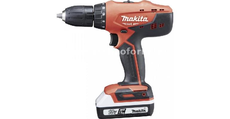 makita m6301dwe akkus fúró-csavarbehajtó 18v 42nm 2x1.5ah li-ion akkumulátorral
