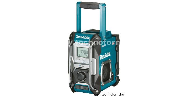 makita mr002gz akkus rádió fm/am 12-40v bluetooth-al akku és töltő nélkül