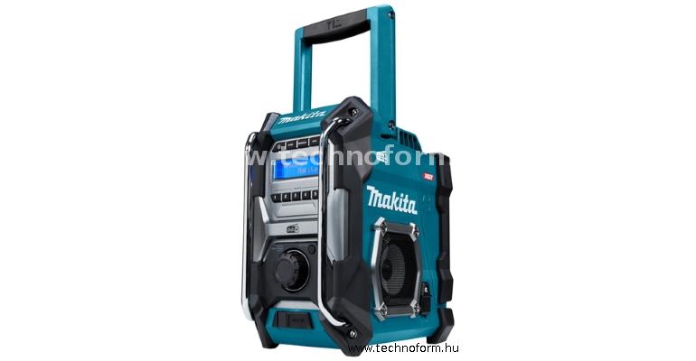 makita mr003gz akkus rádió 12-40v fm/dab/dab+ bluetooth, akku és töltő nélkül