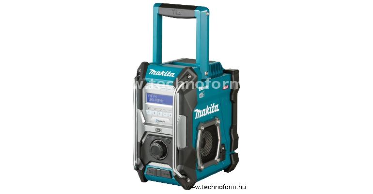 makita mr004gz akkus rádió 12-40v fm/dab/dab+ bluetooth, akku és töltő nélkül