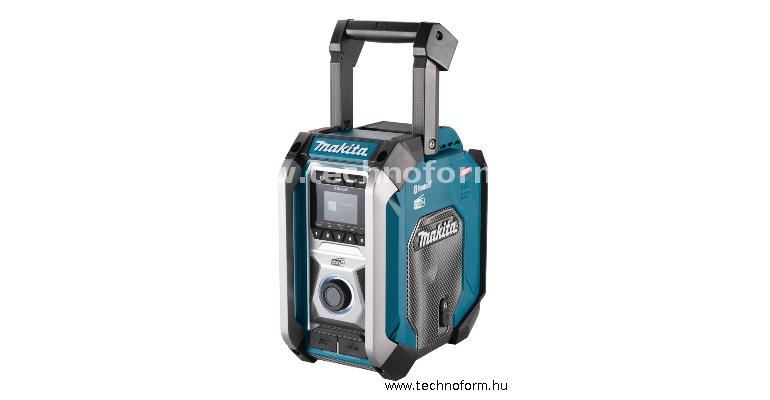 makita mr007gz akkus rádió 12-40v fm/dab/dab+ bluetooth, akku és töltő nélkül