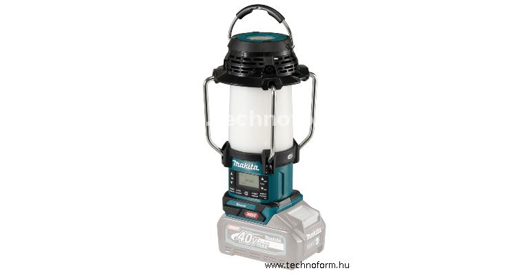 makita mr009gz akkus rádió lámpával 40v fm/am/dab+  bluetooth li-ion akku és töltő nélkül