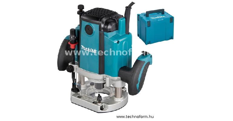 makita rp1802fj felsőmaró 1850w 12mm befogás makpack kofferben