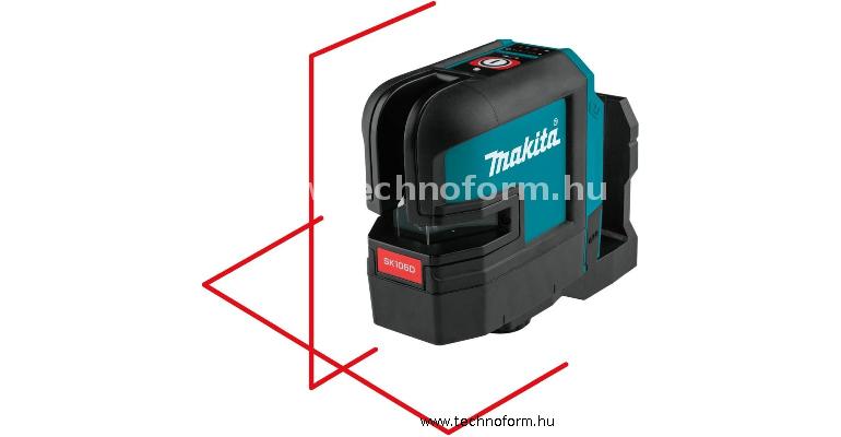 makita sk105dz akkus keresztvonal lézer 15m munkatartomány akku és töltő nélkül