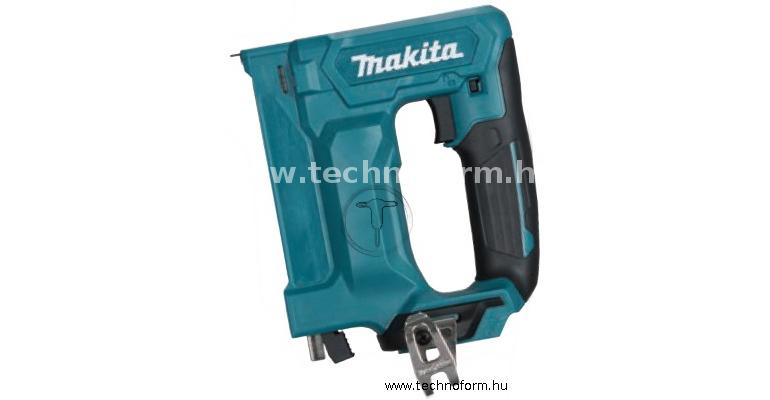 makita st113dz akkus tűzőgép 12v akku és töltő nélkül papírdobozban
