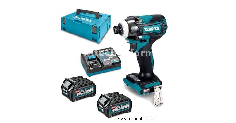 makita td004gd201 akkus ütvecsavarozó 1/4"  230nm 40v 2,0ah akkuval