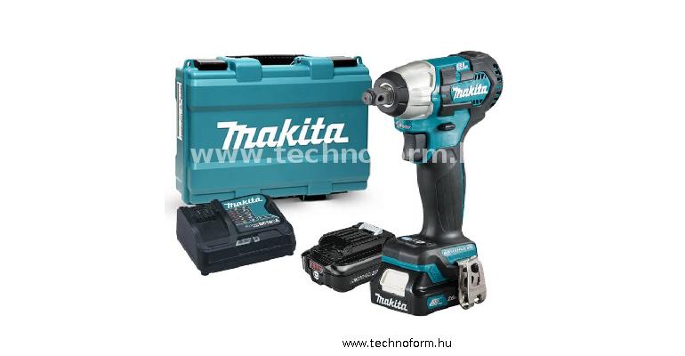makita tw161dwaj akkus ütvecsavarozó 165nm 12v 2x2,0ah akkuval