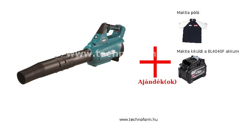 makita ub001gz akkus légseprű 40v xgt 16m3/p akku és töltő nélkül + ajándékok