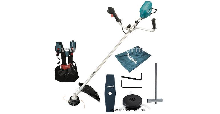 makita ur012gz02 akkus fűkasza 3le szarv-markolattal 2x40v akku és töltő nélkül