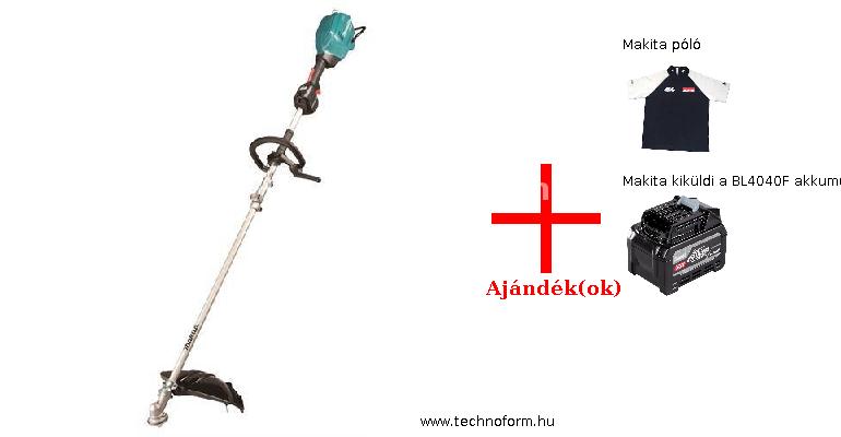 makita ux01gz01 akkus multifunkciós fűkasza 40v d-markolattal akku és töltő nélkül + ajándékok