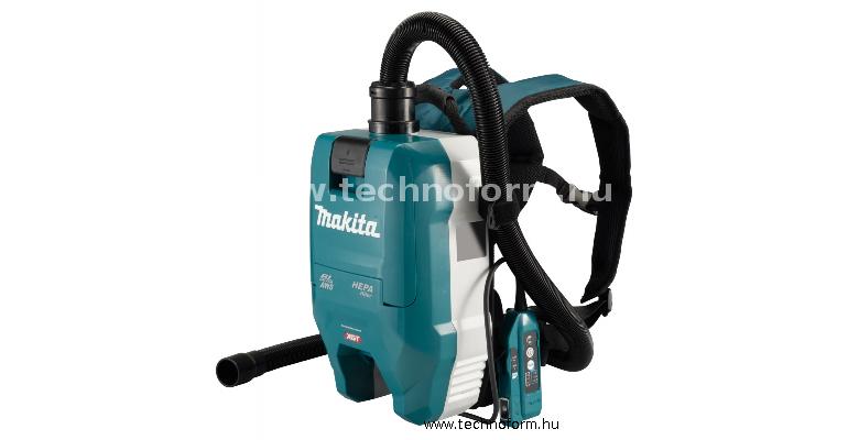 makita vc009gz01 akkus háti porszívó 165w 40v hepa szűrővel akku és töltő nélkül
