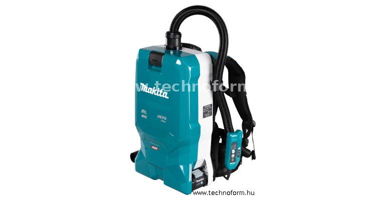 makita vc012gz01 akkus háti porszívó 180w 40v hepa szűrővel akku és töltő nélkül