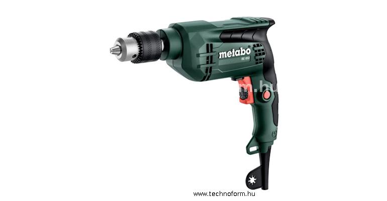 metabo be650 fúrógép 650w 13 mm- s koszorús tokmánnyal papírdobozban - 600741000