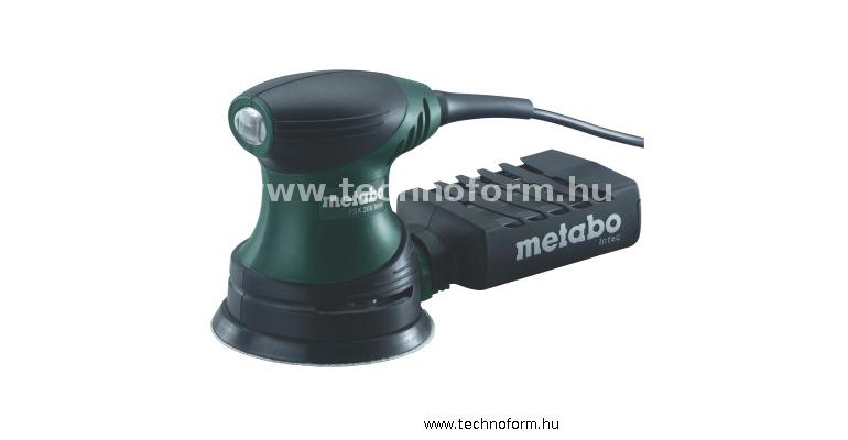 metabo 609225500 240 wattos elektronikus excentercsiszoló hordtáskában