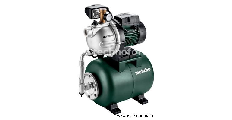 metabo hww3500-25g házi vízmű 25 literes tartállyal és öntvény szivattyúházzal - 600981000