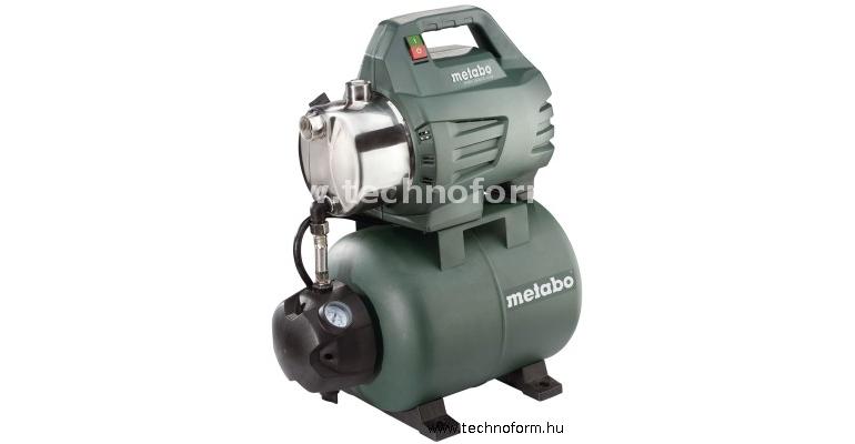 metabo hww3500-25inox házi vízmű 25 literes tartállyal és inox szivattyúházzal - 600969000