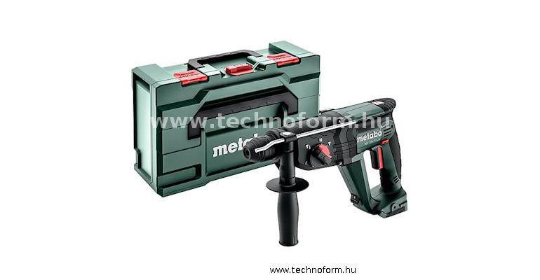 metabo kh18ltx24-840 akkus fúró-vésőkalapács 2,1j 18v akku és töltő nélkül + metabox 165l - 601712840