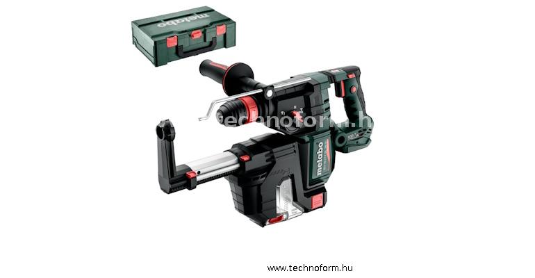 metabo kh18ltxbl28q-900 akkus fúró-vésőkalapács 3,0j porelszívással, akku és töltő nélkül metaboxban - 601715900