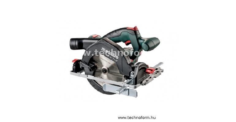 metabo ks18ltx57bl-840 akkus körfűrész 165mm bl motoros akku és töltő nélkül metaboxban - 611857840