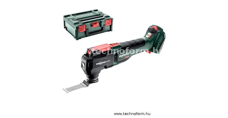 metabo mt18ltxblqsl-840 akkus multiszerszám 18v akku és töltő nélkül metabox-ban - 613088840