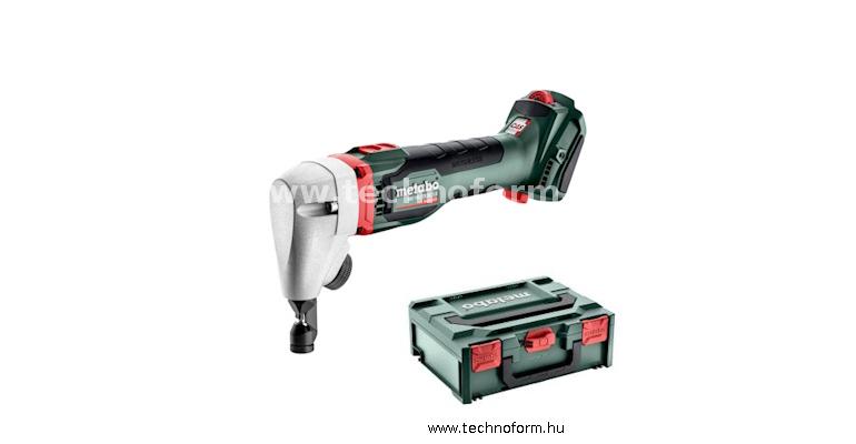 metabo niv18ltxbl1,6-840 akkus folyamatos lyukasztó 18v akku és töltő nélkül metaboxban - 601614840