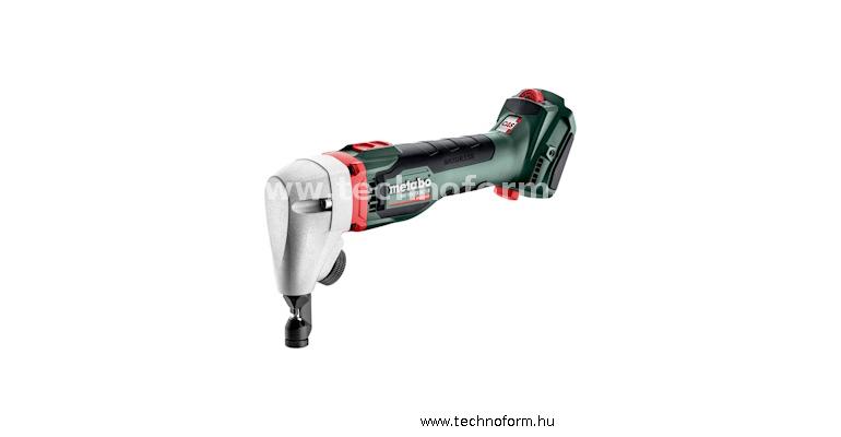 metabo niv18ltxbl1,6-850 akkus folyamatos lyukasztó 18v akku és töltő nélkül papírdobozban
