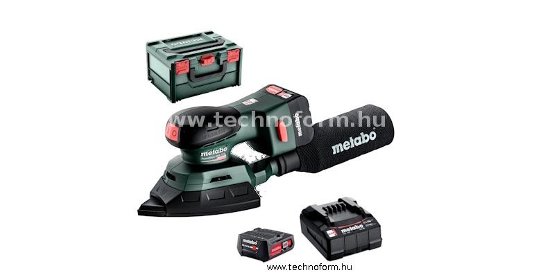 metabo powermaxxsma12bl-500 akkus rezgőcsiszoló vasalótalp forma 12v akku 2x2,0ah töltő sc36 metaboxban - 602037500