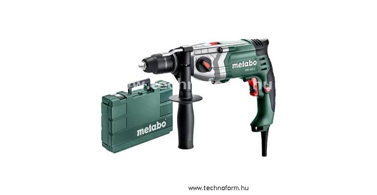 metabo sbe800-2-500 ütvefúrógép 800w 2 sebesség 26nm nyomaték műanyag koffer - 601744500