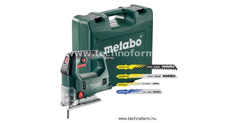 metabo steb65quick-set szúrófűrész 450w  20 db. fűrészlap műanyag hordtáskában - 690920000