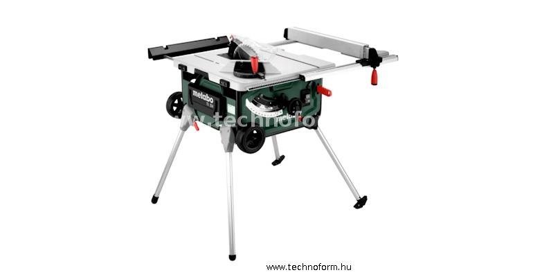 metabo ts254 asztali körfűrész behajtható lábakkal és kerekekkel - 600668000