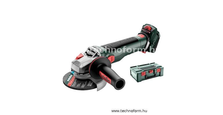 metabo wvb18ltbl11-125q-840 akkus sarokcsiszoló 125mm 18v akku és töltő nélkül metabox-ban - 613057840