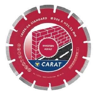 Carat CASS Gyémánttárcsa aszfalt, abrazív anyagok vágására való szegmentált