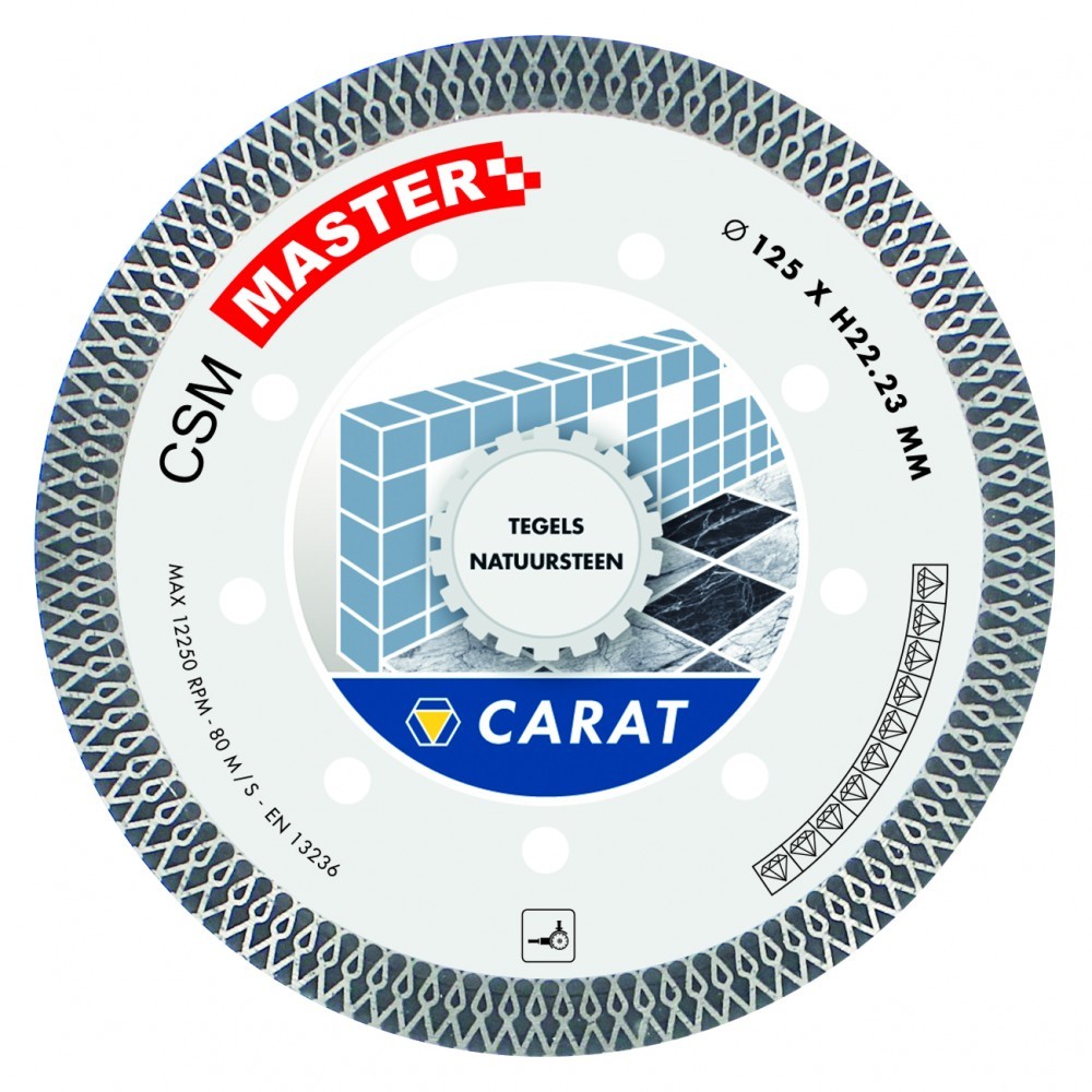 Carat CSMM Gyémánttárcsa kerámialapok vágásához Master