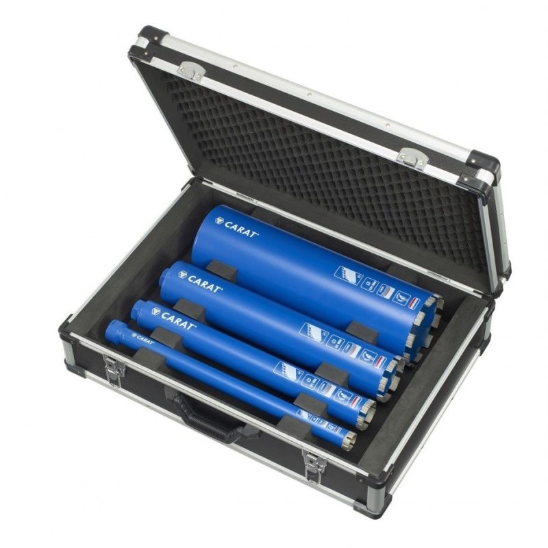 Carat ESSET020NL Gyémánt magfúró készlet vizes 31, 51, 81, 131x300mm
