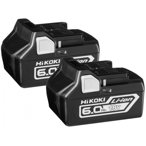 Hikoki 338892 2db BSL1860 akkumulátor 18V 6,0Ah Li-Ion csúszótalpas
