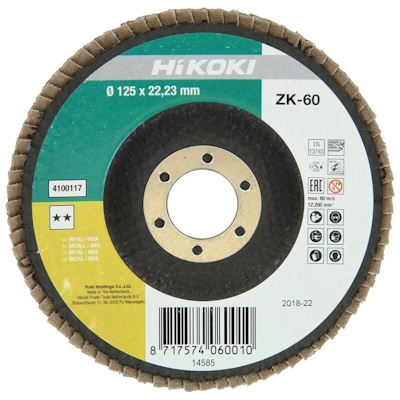 Hikoki 4100117 Lamellás csiszoló 125mm P60