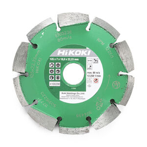 Hikoki 4100299 Gyémánttárcsa 3 soros 125mm, nút marásához falhoronyvágóba