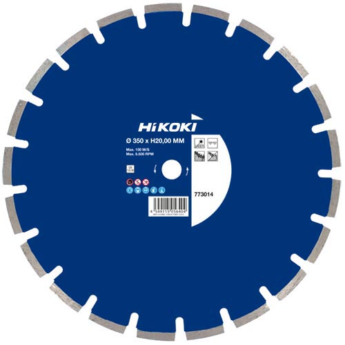 Hikoki 773012 Betonra gyémánt vágókorong 300x20 mm szegmentált