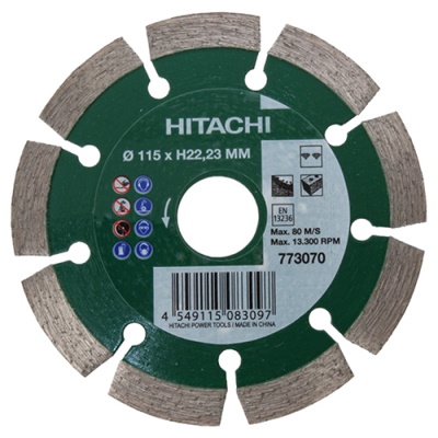 Hikoki 773070 Gyémánt vágókorong 115 mm építőipari anyagok vágására