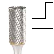 Hikoki Turbómaró, rotormaró "B" forma acél, inox anyagokhoz