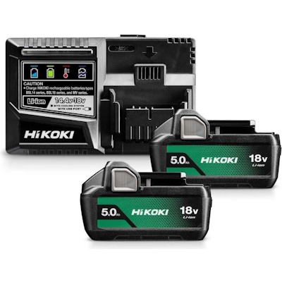 Hikoki UC18YSL3WKZ 2xBSL1850MA 18V 5,0Ah akku + töltő UC18YSL3