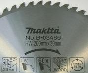 Hikoki 305X30_FARA Körfűrészlap 305mm átmérő 30mm furattal fára