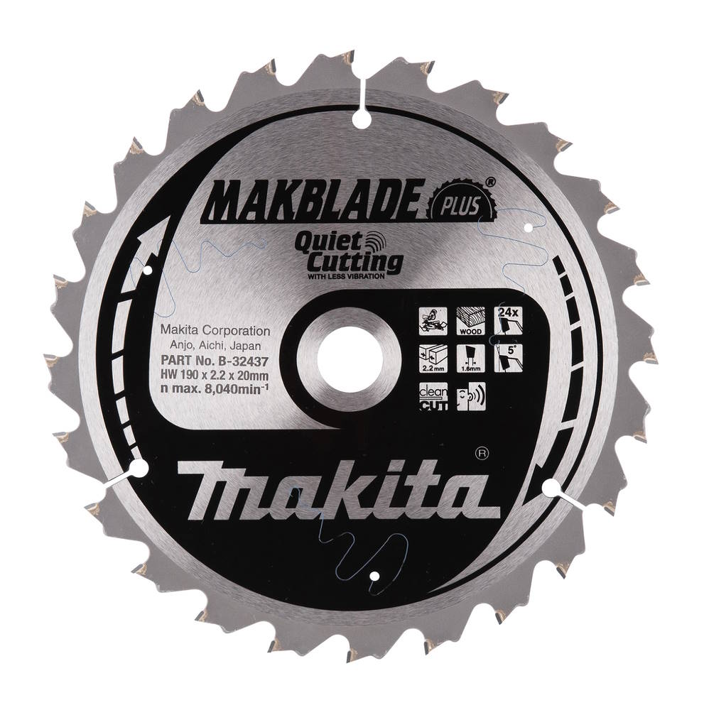 Makita Körfűrészlap 190x20mm Makblade Plus