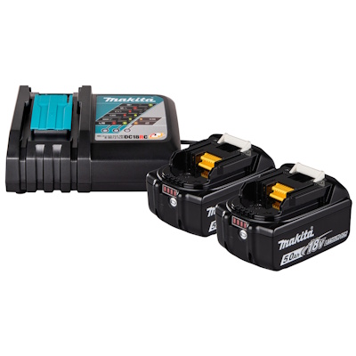 Makita 1914J6-4 Akku-szett 2db 18V 5.0Ah akku + 1db DC18RC töltő