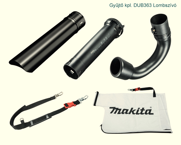 Makita 191E19-1 Porzsák készlet DUB363 porszívó / Fújóhoz