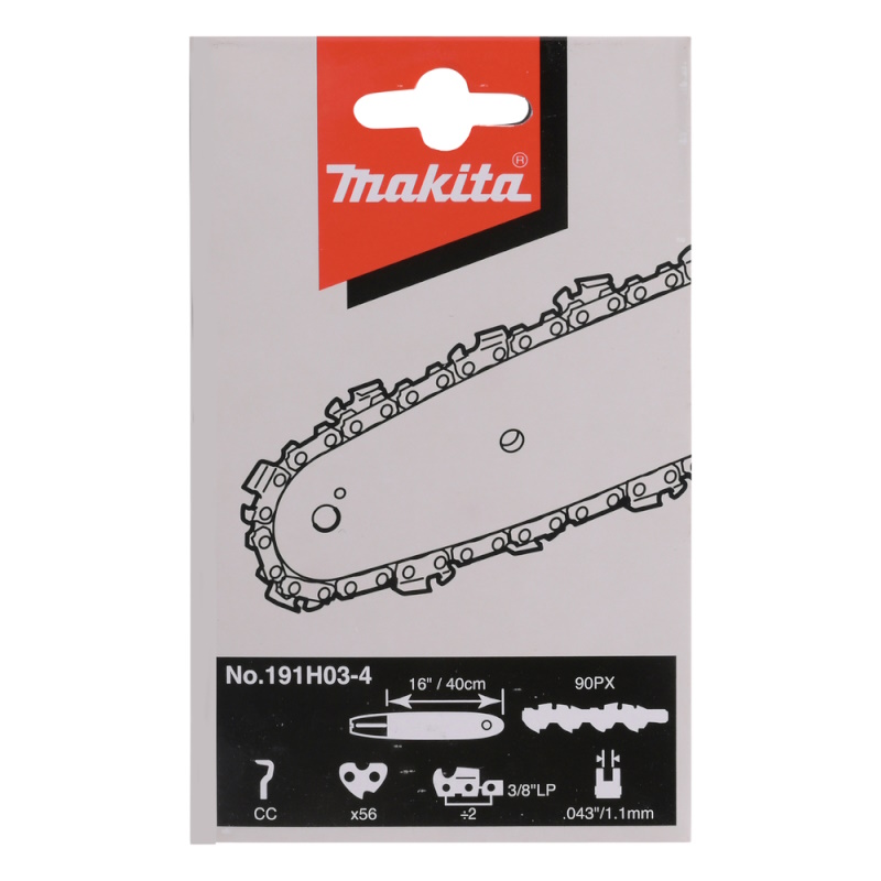 Makita 191H03-4 Láncfűrész lánc 3/8" láncosztás 1,1 horony 56 szemes