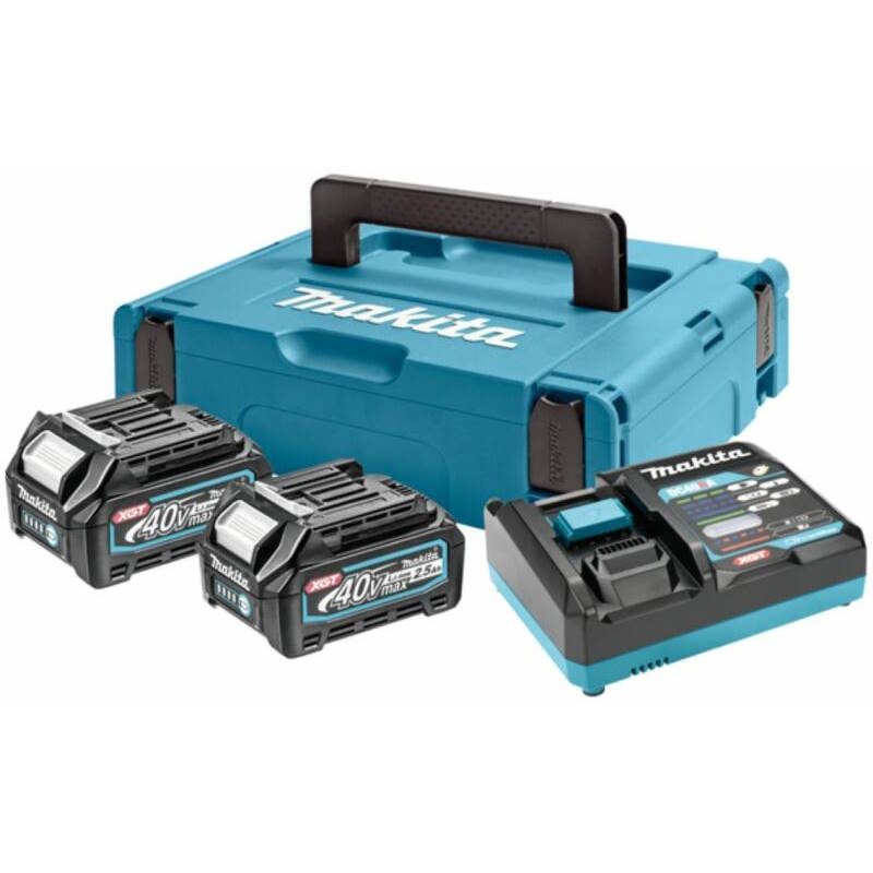 Makita 191J81-6 Akku-szett 2db BL4025 + 1db DC40RA akkutöltő